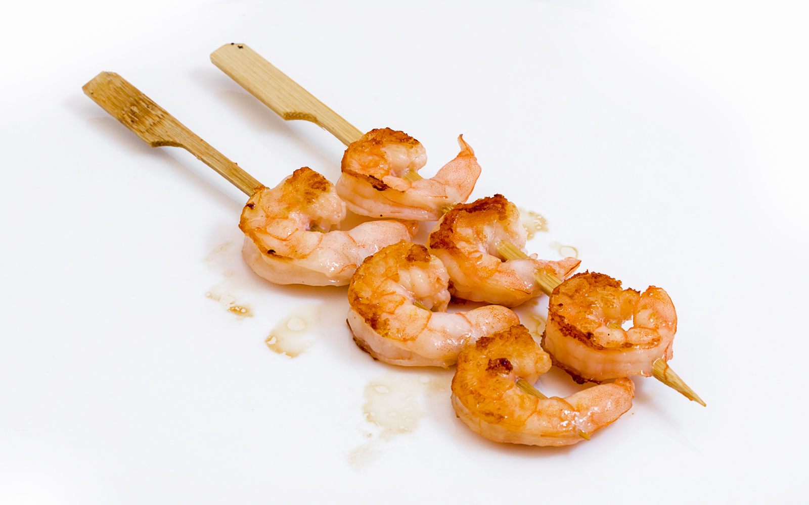 Spiedini di gamberi